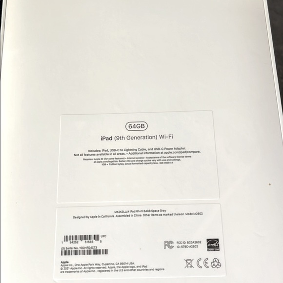 Never even took off the plastic wrap! Brand new iPad (9th generation) - Picture 3 of 3